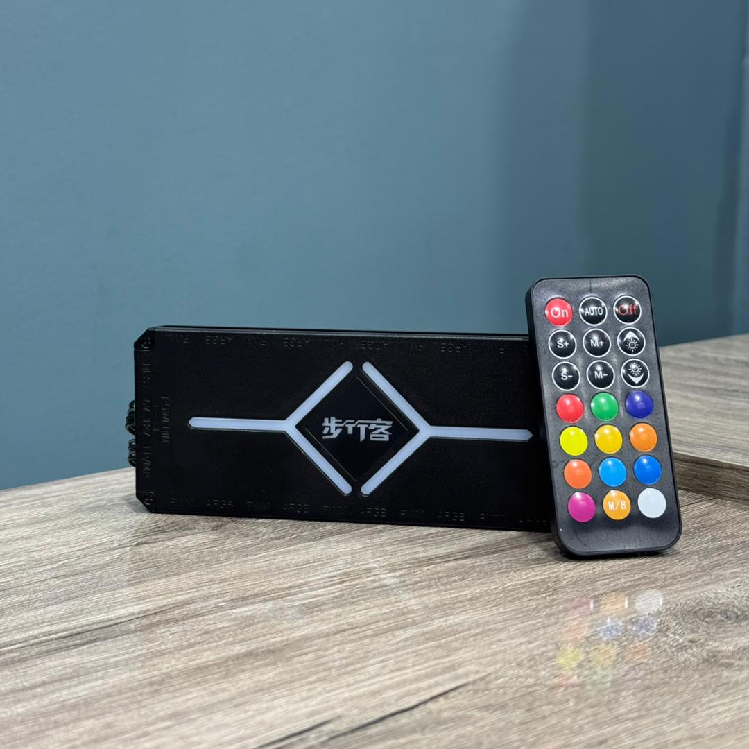 CONTROLLER ARGB ET PWM SPEED FAN JUNGLE LEOPARD 12 PORTS 5V 3PIN BLACK